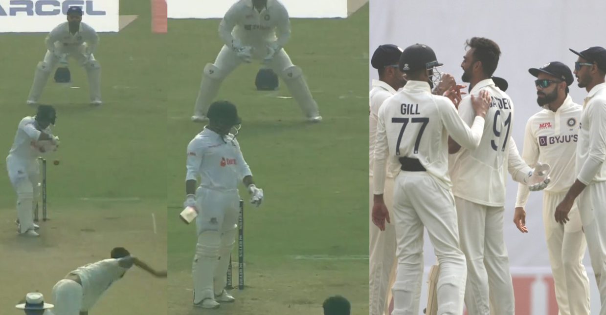 BAN v IND, देखें: जयदेव उनादकट ने एक शानदार बाउंसर पर लिया टेस्ट करियर का पहला विकेट