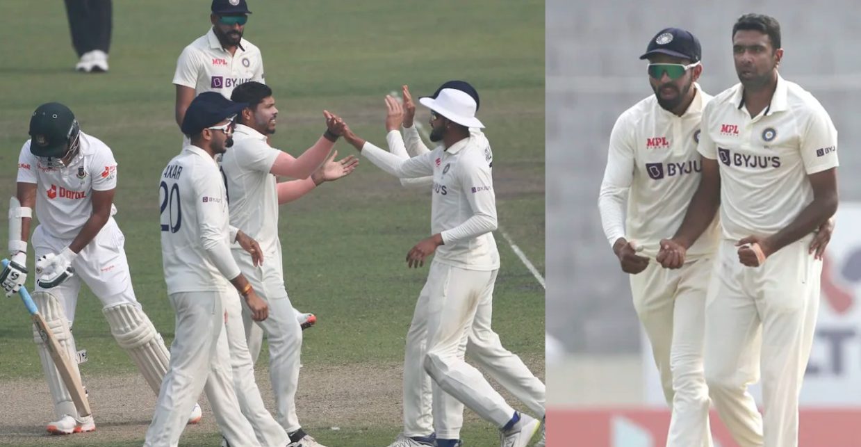 Ban vs Ind: मीरपुर टेस्ट के पहले दिन भारत ने बांग्लादेश को 227 रन पर रोका, आर अश्विन और उमेश यादव चमके