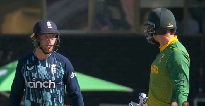 SA vs ENG: दूसरे वनडे में जोस बटलर और रासी वैन डेर डूसन के बीच हुई तीखी बहस; देखें वीडियो