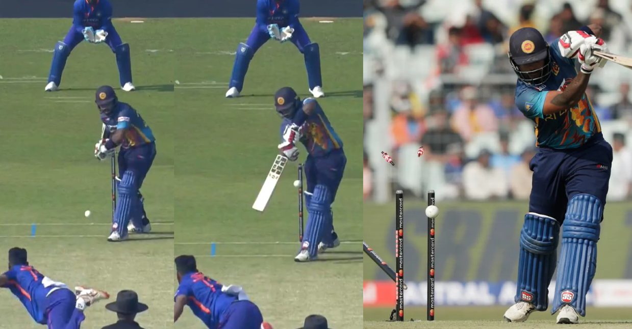 IND vs SL: मोहम्मद सिराज के इनस्विंगर पर क्लीन बोल्ड हुआ श्रीलंकाई बल्लेबाज, देखें वीडियो