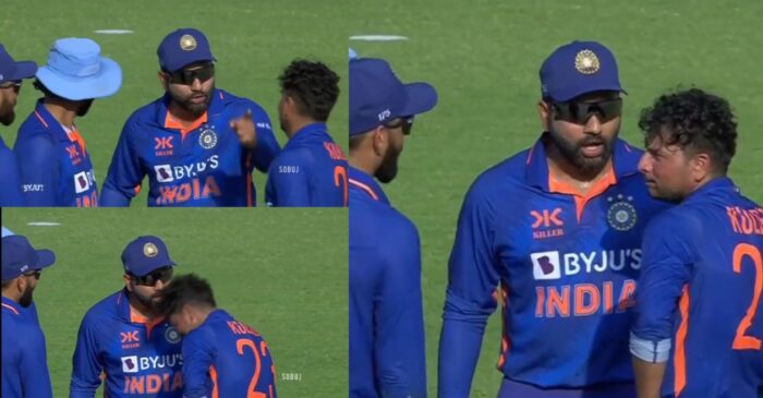 देखें: ऑस्ट्रेलिया के खिलाफ तीसरे वनडे में कुलदीप यादव पर भड़के रोहित शर्मा; इस कारण से हुए आग बबूला