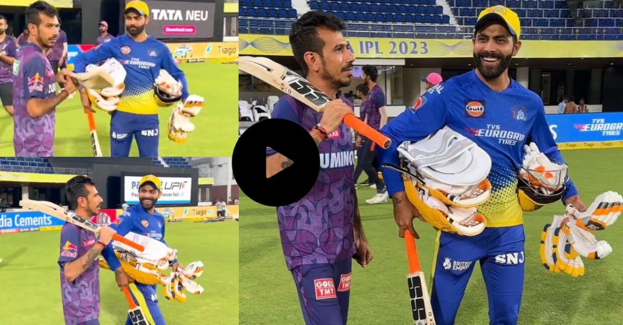 IPL 2023: रविंद्र जडेजा से अपनी डांस की तारीफ सुन गदगद हुए युजवेंद्र चहल, सामने आया मजेदार वीडियो