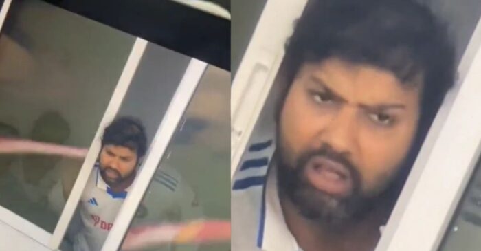 WI vs IND: लाइव मैच के दौरान खिड़की से क्यों झांक रहे हैं रोहित शर्मा, सामने आया मजेदार वीडियो