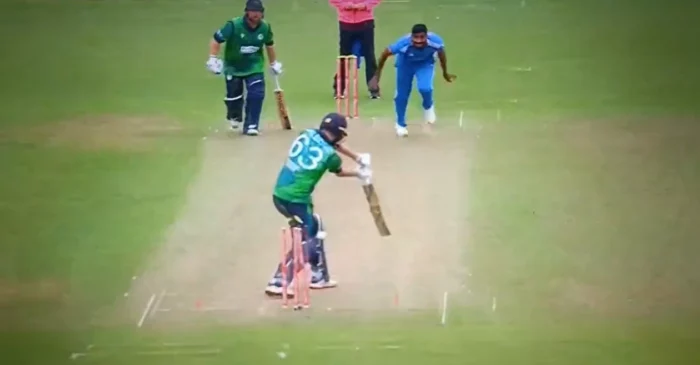 IRE vs IND: एक साल बाद वापस आए जसप्रीत बुमराह ने दूसरी ही गेंद पर उड़ाया डंडा; वीडियो आया सामने