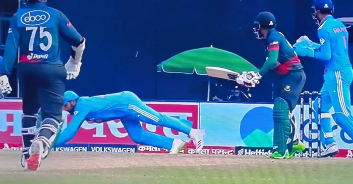 VIDEO: रोहित शर्मा ने अनोखे अंदाज में पूरा किया अपना 200वां इंटरनेशनल कैच, डाइव लगाकर बांग्लादेशी खिलाड़ी को भेजा पवेलियन