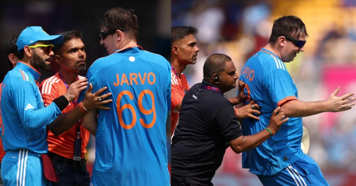 लाइव मैच के दौरान टीम इंडिया की जर्सी पहनकर मैदान में घुसा शख्स, विराट-राहुल को आया गुस्सा, देखें वायरल वीडियो