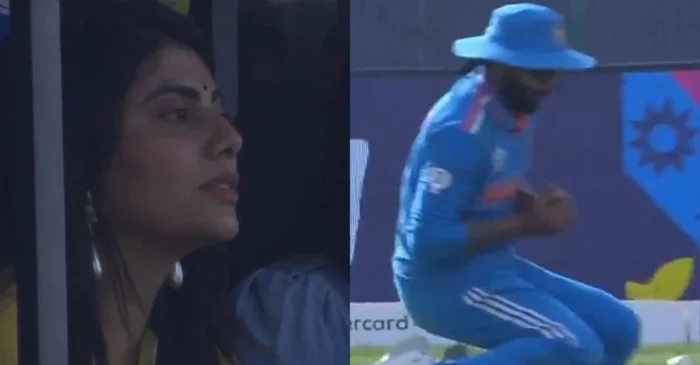 VIDEO: रविंद्र जडेजा को लड्डू कैच टपकाते देख स्टैंड में बैठी पत्नी रिवाबा हो गई हताश, टीम इंडिया को भी पड़ा महंगा