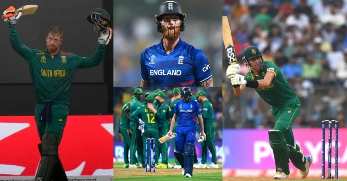 CWC 2023: दक्षिण अफ्रीकी बल्लेबाजों ने इंग्लिश गेंदबाजों की उड़ाई धज्जियां, 229 रनों के भारी अंतर से अंग्रेजो को मिली शर्मनाक हार