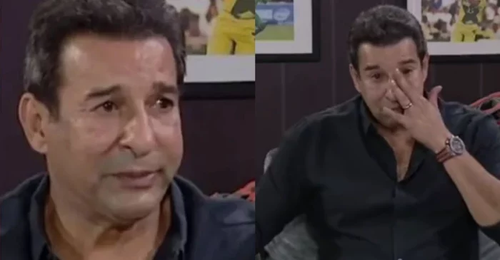 VIDEO: नेशनल टीवी पर फूट-फूटकर रोए वसीम अकरम, भारत से जुड़ी कहानी पर दिग्गज ने बहाए आंसू