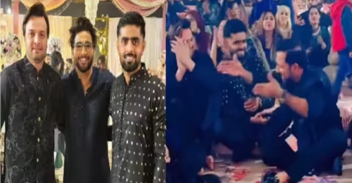 VIDEO: पाकिस्तानी क्रिकेटर की शादी समारोह में हुई पैसों की बारिश, एक साथ झूमते दिखे बाबर-सरफराज