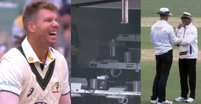 VIDEO: लिफ्ट में अंपायर के फंसने से रुका खेल तो ठहाके लगाकर हंसने लगे डेविड वॉर्नर, AUS बनाम PAK टेस्ट मैच में दिखा गजब ड्रामा