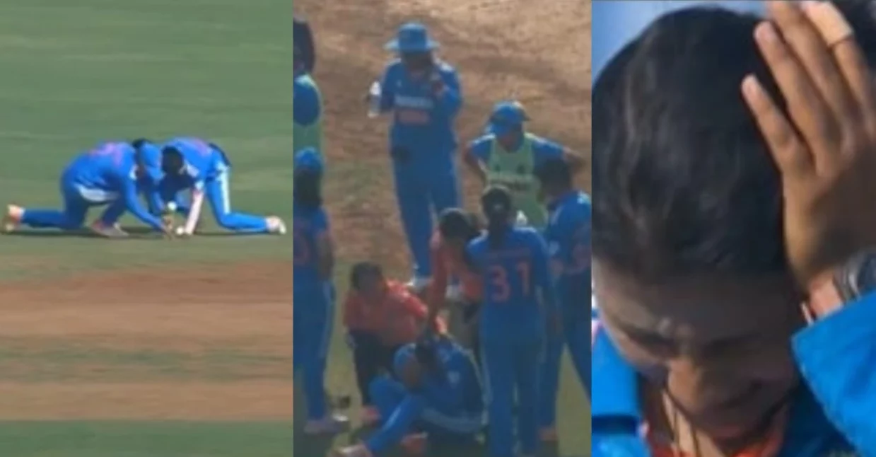 VIDEO: महिला क्रिकेट मैच के दौरान हुआ भयानक हादसा, दर्द से कराहते हुए मैदान से लौटीं स्नेह राणा
