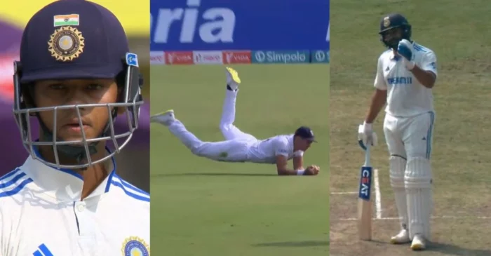 VIDEO: 42 साल के एंडरसन की फुर्ती देखकर दंग रह गए रोहित शर्मा, तेज गेंदबाज ने जबरदस्त कैच पकड़कर जायसवाल को भेजा पवेलियन