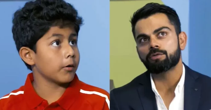सहवाग का बेटा ले रहा था कोहली का इंटरव्यू, दिग्गज बल्लेबाज से हो गई भारी गलती, देखिए वीडियो