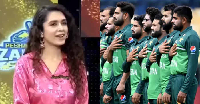 पाकिस्तानी एक्ट्रेस ने लाइव शो में अपने देश के क्रिकेटरों को कहा ‘ठरकी’, देखें ये वायरल वीडियो