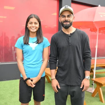 Shreyanka Patil and Virat Kohli