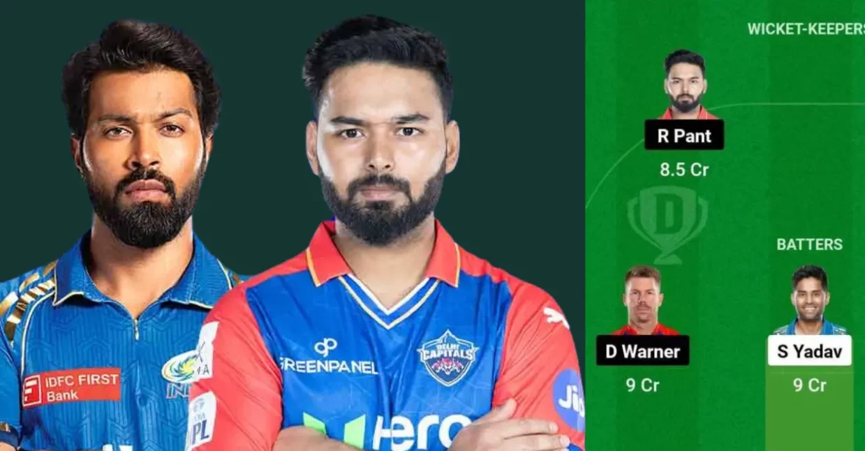 MI vs DC: IPL 2024 के 20वें मैच के लिए ये है बेस्ट ड्रीम11, देखें कप्तान और उपकप्तान के लिए बेहतरीन विकल्प