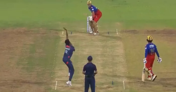 Watch: मयंक यादव की गेंद पर चारो खाने चित हुआ RCB का ये बल्लेबाज, गिल्लियां उड़ती हुई आई नजर