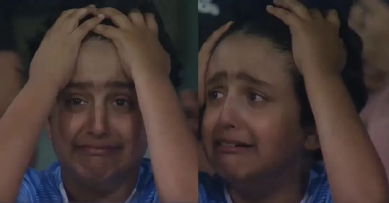 VIDEO: पाकिस्तान की हार के बाद छोटी बच्ची का रो-रोकर हुआ बुरा हाल, भावुक कर देने वाला वीडियो आया सामने