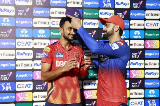 Harshal Patel and Virat Kohli