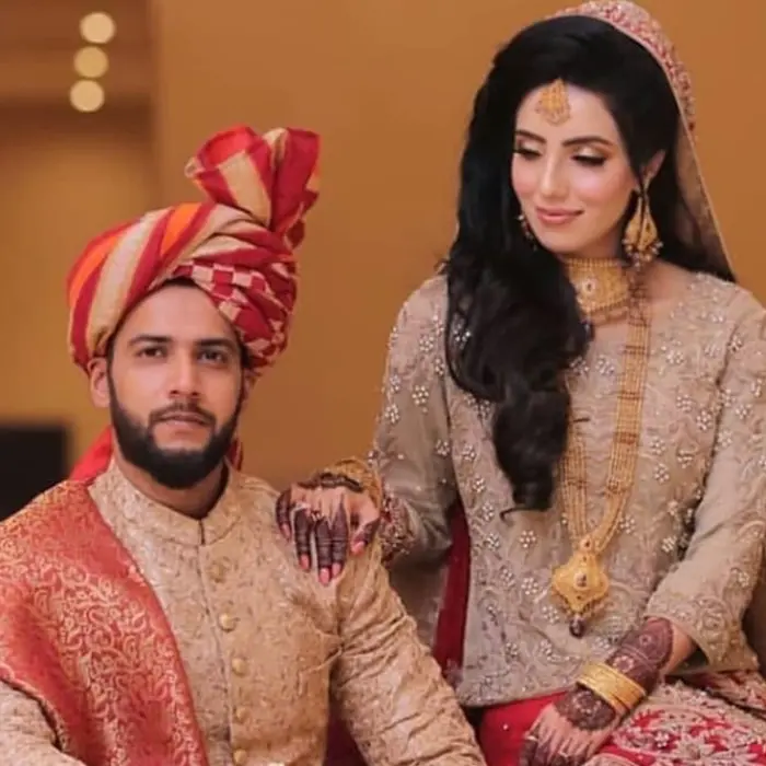 Imad Wasim and Saniya ashfaq