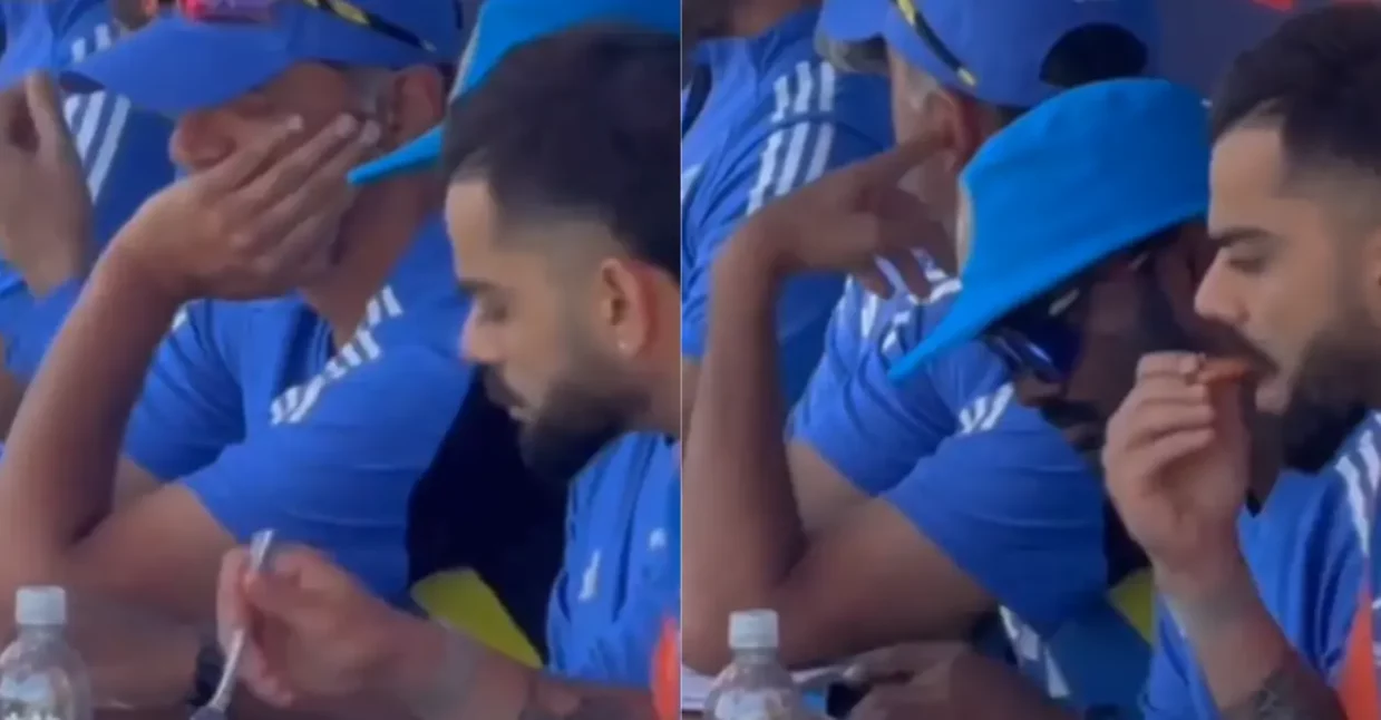 Watch: मैच के दौरान खाना खा रहे थे विराट कोहली, तभी फैंस की नजर गई और फिर जो हुआ…