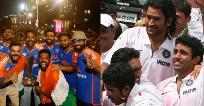 Photos: जब 2007 में टी20 वर्ल्ड कप जीतने के बाद भारतीय टीम ने किया विक्ट्री परेड, मुंबई की सड़कों पर उमड़ा था फैंस का जनसैलाब