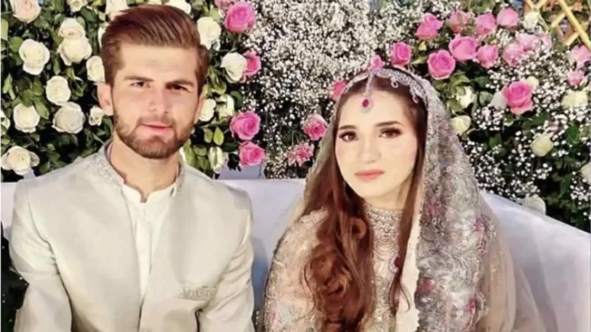 shaheen afridi wife ansha afridi