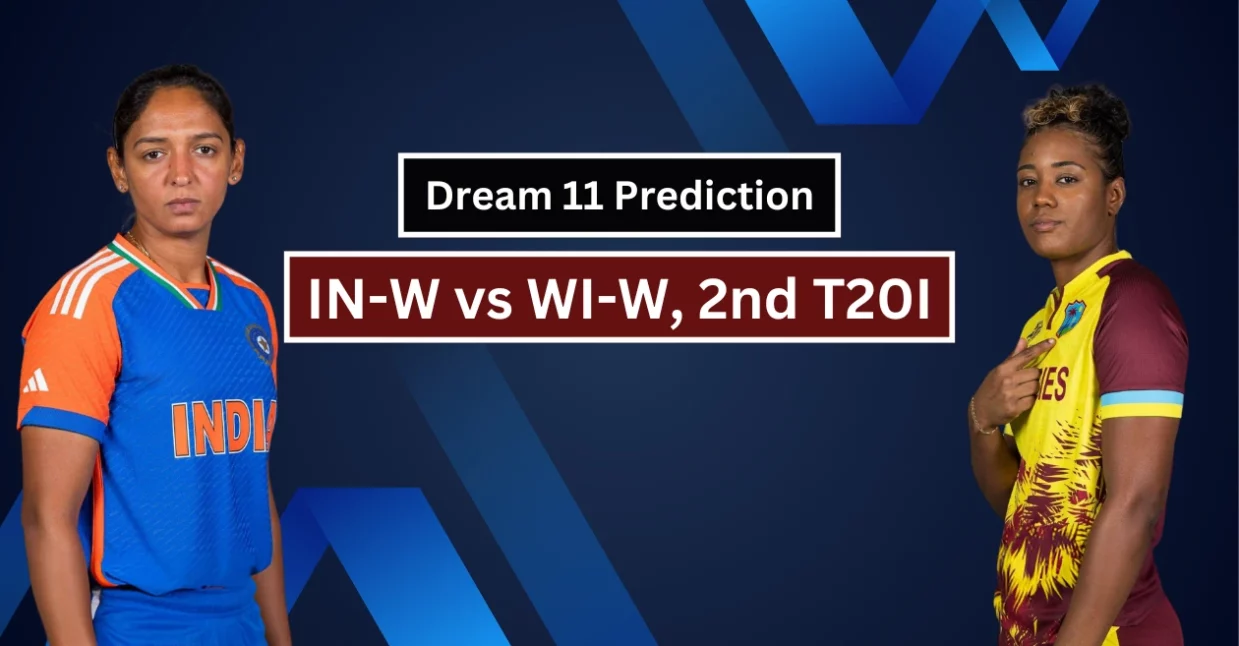 IN-W vs WI-W, Dream 11 Prediction: भारत महिला और वेस्टइंडीज महिला दूसरा टी20। बेस्ट ड्रीम-11 टीम, पिच रिपोर्ट और संभावित प्लेइंग-XI