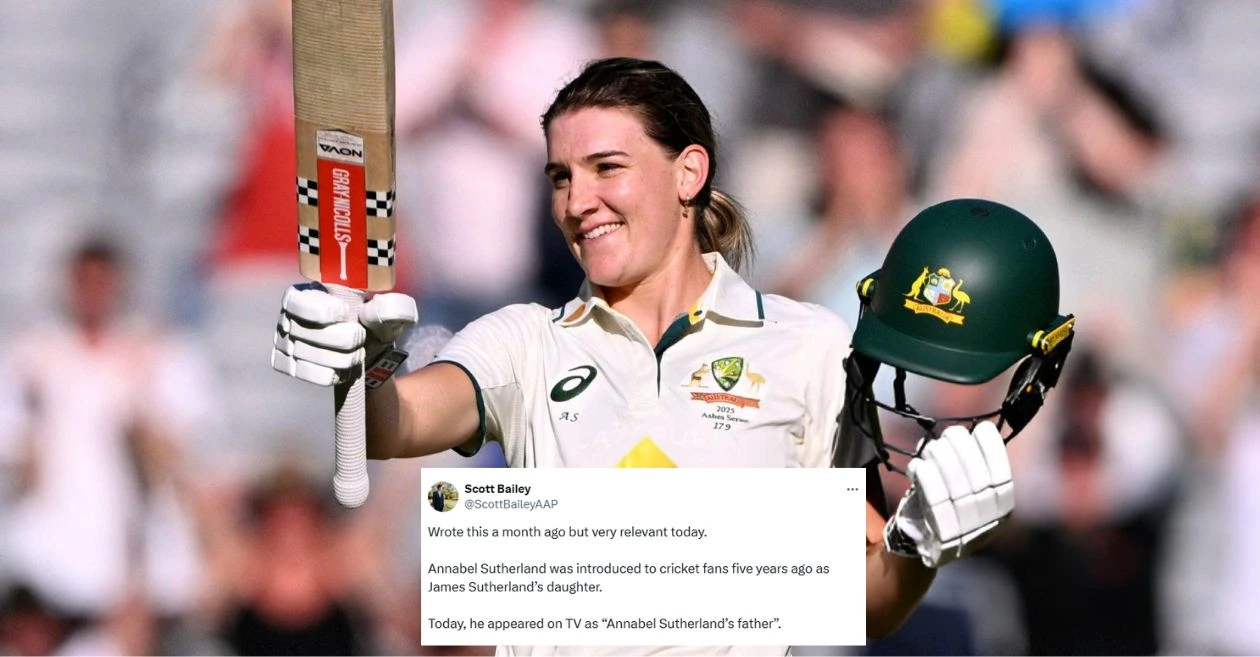 Womens ashes 2025: पिंक बॉल टेस्ट के दूसरे दिन एनाबेल सदरलैंड ने जड़ा शानदार तो खुशी से झूम उठे प्रशंसक, देखें लोगों की प्रतिक्रियाएं