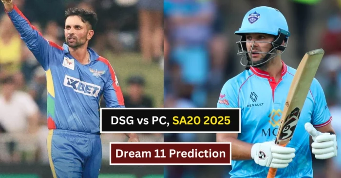 DSG vs PC, SA20 2025, Dream 11 Prediction: डरबन सुपर जाइंट्स बनाम प्रिटोरिया कैपिटल्स। बेस्ट ड्रीम -11 टीम, फैंटेसी टिप्स और पिच रिपोर्ट। संभावित प्लेइंग-XI