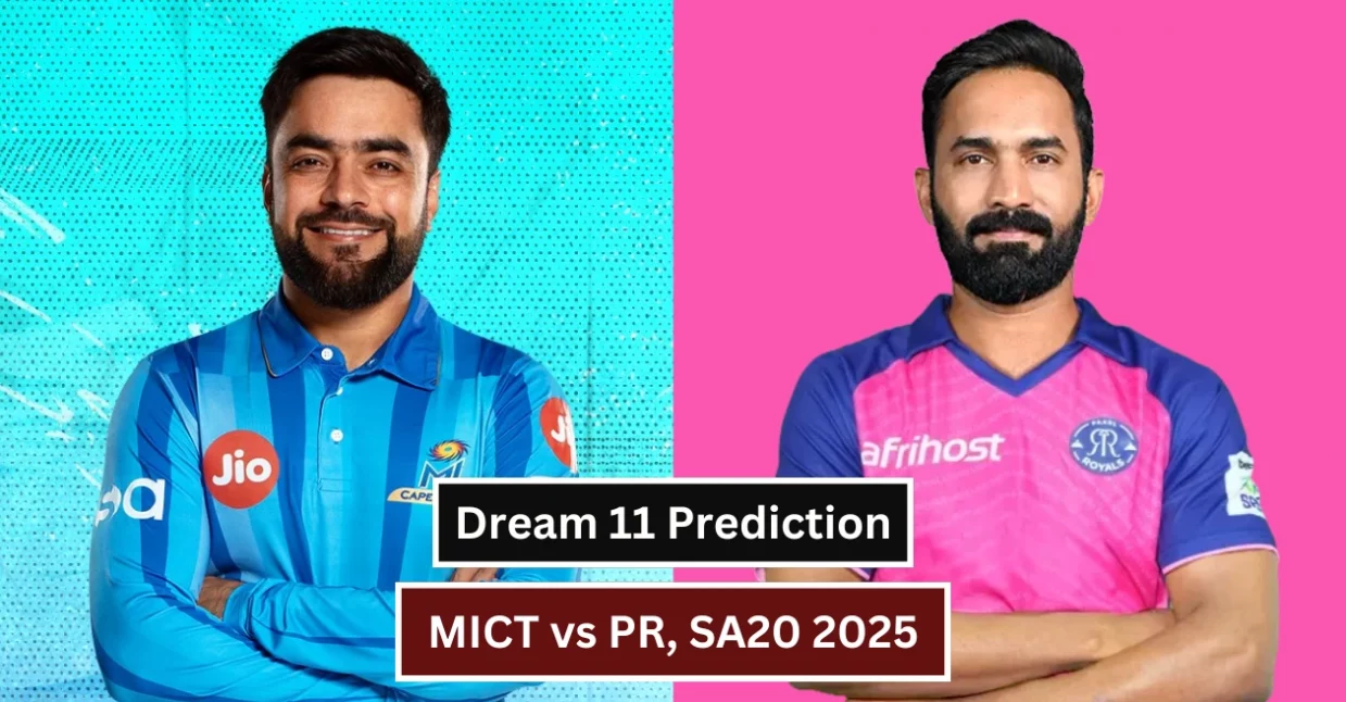 MICT vs PR, SA20 2025। Dream 11 Prediction: एमआई केप टाउन बनाम पार्ल रॉयल्स । ड्रीम-11 टीम, फैंटेसी टिप्स और पिच रिपोर्ट