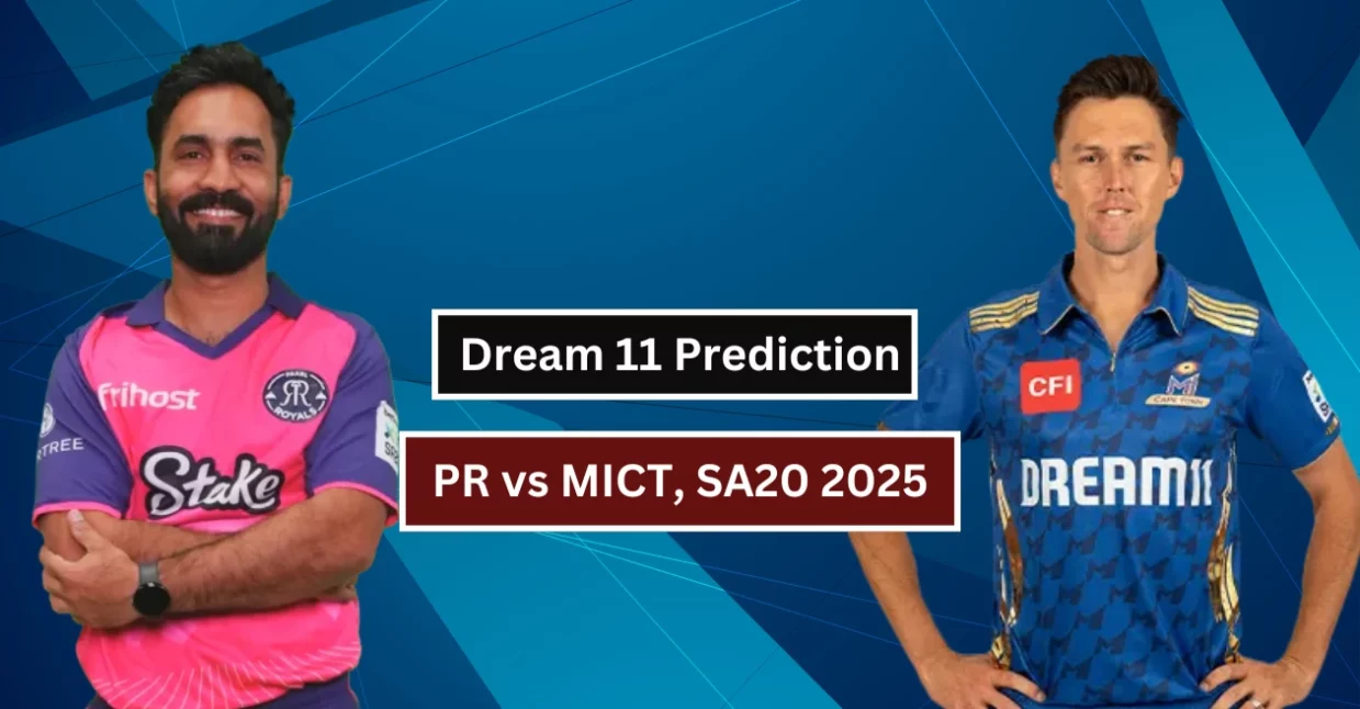 PR vs MICT, SA20 2025। Dream 11 Prediction: पार्ल रॉयल्स बनाम एमआई केप टाउन मुकाबले के लिए ड्रीम-11 टीम, फैंटेसी टिप्स और पिच रिपोर्ट