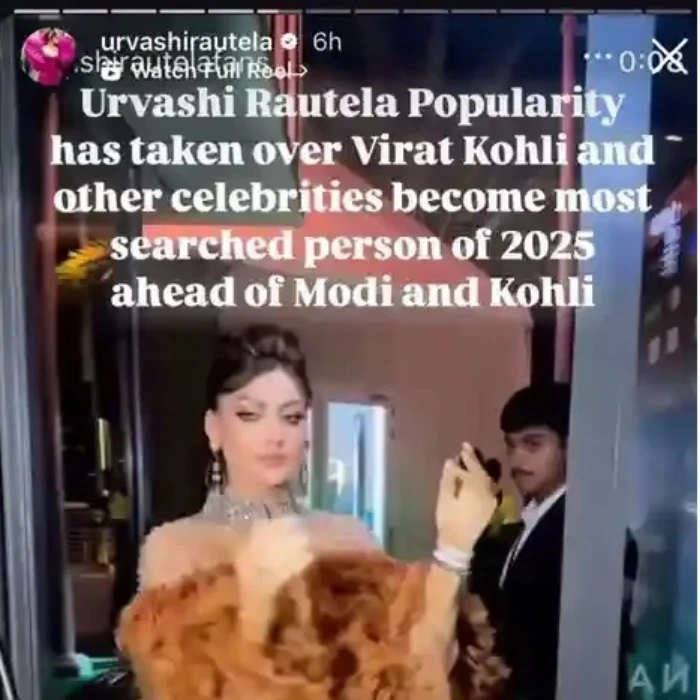 urvashi rautela instagram story 