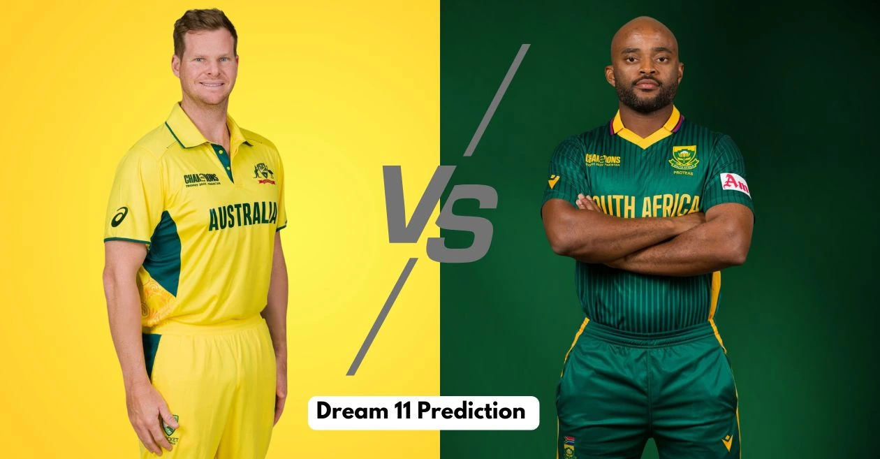 AUS vs SA, ICC चैंपियंस ट्रॉफी 2025 Dream11 Prediction: ऑस्ट्रेलिया बनाम दक्षिण अफ्रीका मुकाबले के लिए ड्रीम11 टीम, फैंटेसी टिप्स और पिच रिपोर्ट