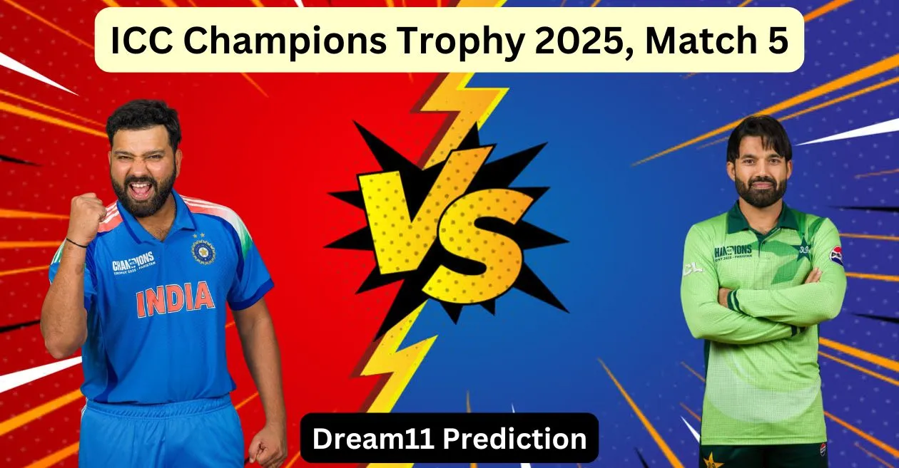 IND vs PAK, ICC चैंपियंस ट्रॉफी 2025, Dream11 Prediction: भारत बनाम पाकिस्तान मुकाबले के लिए ड्रीम11 टीम, फैंटेसी टिप्स और पिच रिपोर्ट