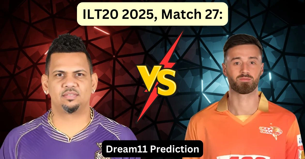 ADKR vs GG, ILT20 2025: Dream11 Prediction, ड्रीम11 टीम, फैंटेसी टिप्स और पिच रिपोर्ट | अबू धाबी नाइट राइडर्स बनाम गल्फ जायंट्स