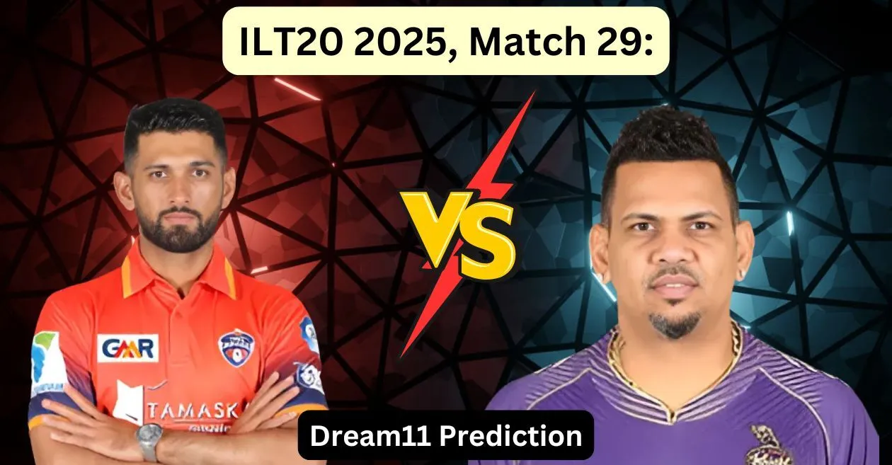 DC vs ADKR, ILT20 2025, Dream11 Prediction: दुबई कैपिटल्स बनाम अबू धाबी नाइट राइडर्स। ड्रीम11 टीम, फैंटेसी टिप्स और पिच रिपोर्ट |