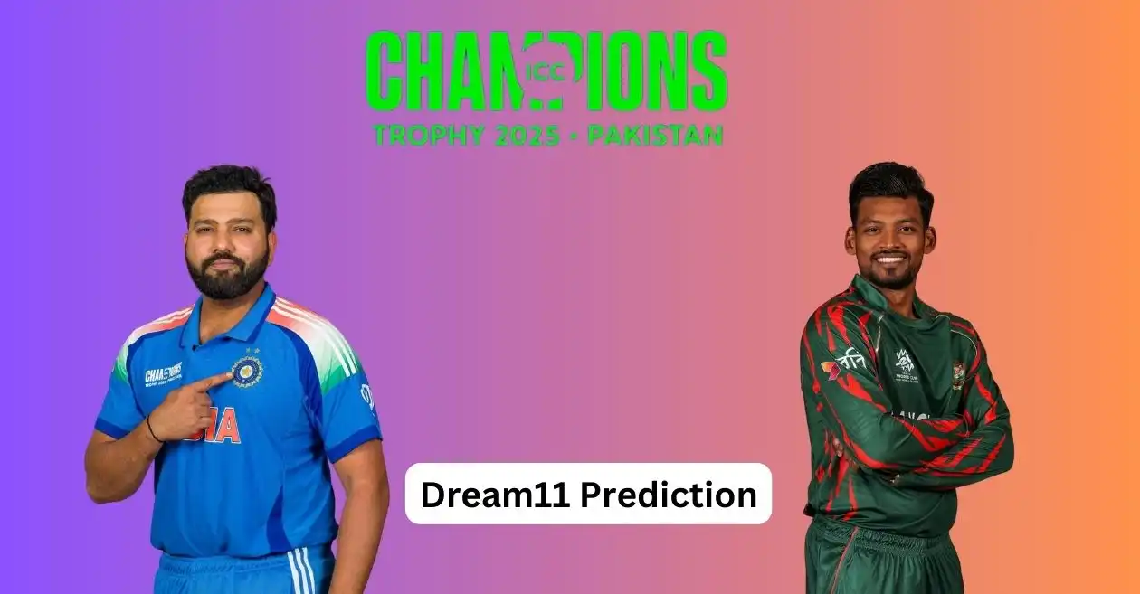 IND vs BAN, ICC चैंपियंस ट्रॉफी 2025: Dream11 Prediction, ड्रीम11 टीम, फैंटेसी टिप्स और पिच रिपोर्ट | भारत बनाम बांग्लादेश