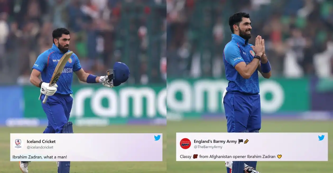 AFG vs ENG: चैंपियंस ट्रॉफी इब्राहिम जादरान ने ठोका गजब का शतक, फैंस ने की जमकर तारीफ