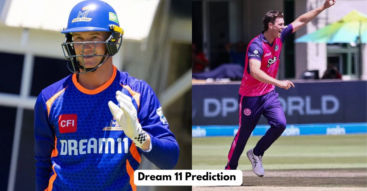 MICT vs PR, क्वालीफायर 1, SA20 2025: Dream11 Prediction, ड्रीम11 टीम, फैंटेसी टिप्स और पिच रिपोर्ट | MI केप टाउन बनाम पार्ल रॉयल्स