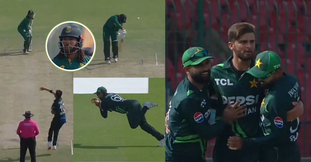 PAK vs SA [WATCH]: सलमान आगा ने वनडे त्रिकोणीय सीरीज में टोनी डी ज़ोरज़ी का लपका शानदार कैच