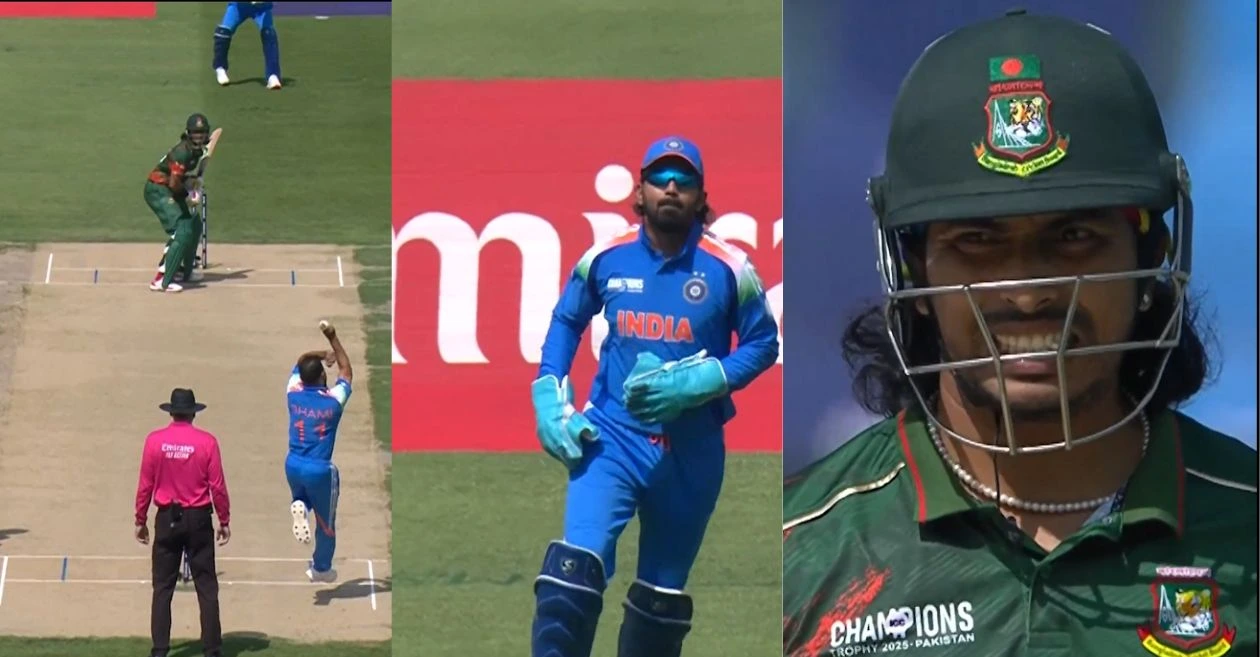 IND vs BAN [WATCH]: मोहम्मद शमी ने चैंपियंस ट्रॉफी 2025 में सौम्या सरकार को अपने जाल में फंसाया, खूबसूरत गेंद फेंक बांग्लादेशी बल्लेबाज को जीरो पर किया आउट