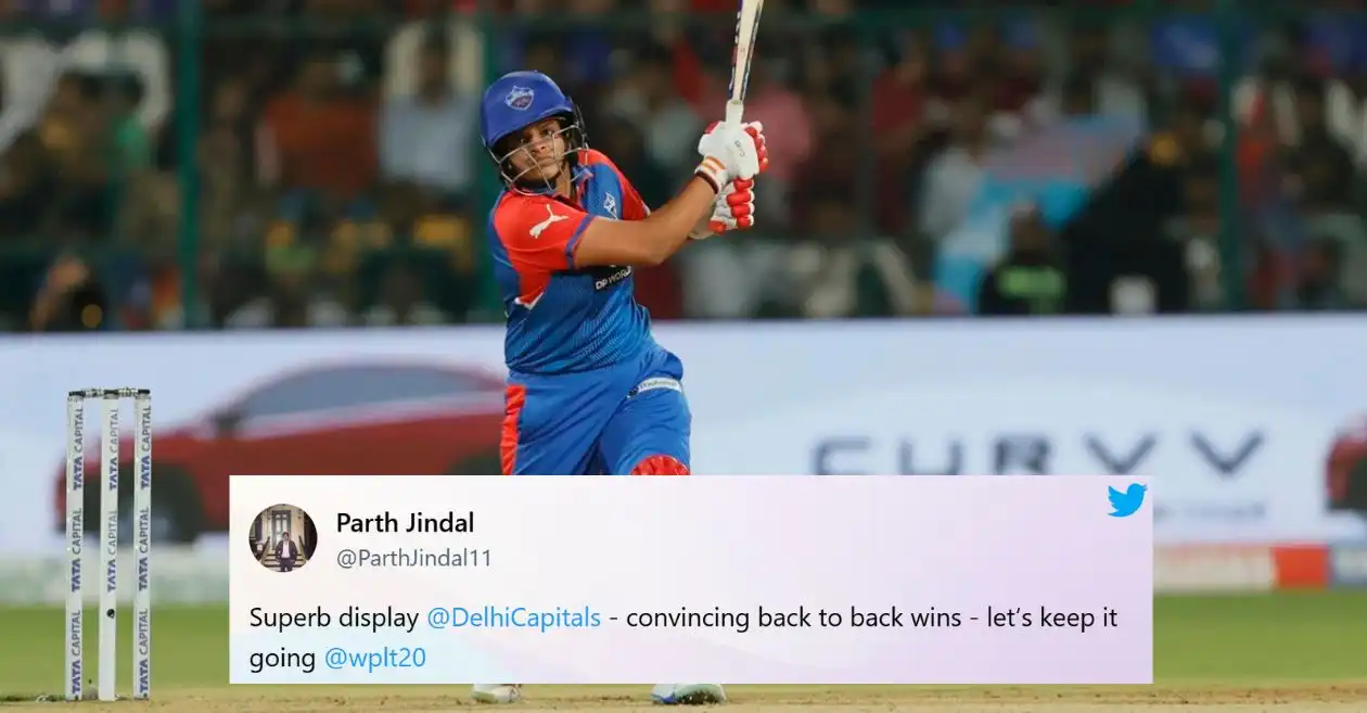 Twitter reactions: दिल्ली कैपिटल्स ने RCB को हराकर WPL 2025 के प्लेऑफ में बनाई जगह, शैफाली वर्मा ने खेली मैच जीताऊ पारी