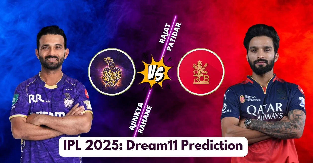 IPL 2025, Dream11 Prediction: कोलकाता नाइट राइडर्स बनाम रॉयल चैलेंजर्स बेंगलुरु मुकाबले के लिए ड्रीम 11 टीम, फैंटेसी टिप्स और पिच रिपोर्ट