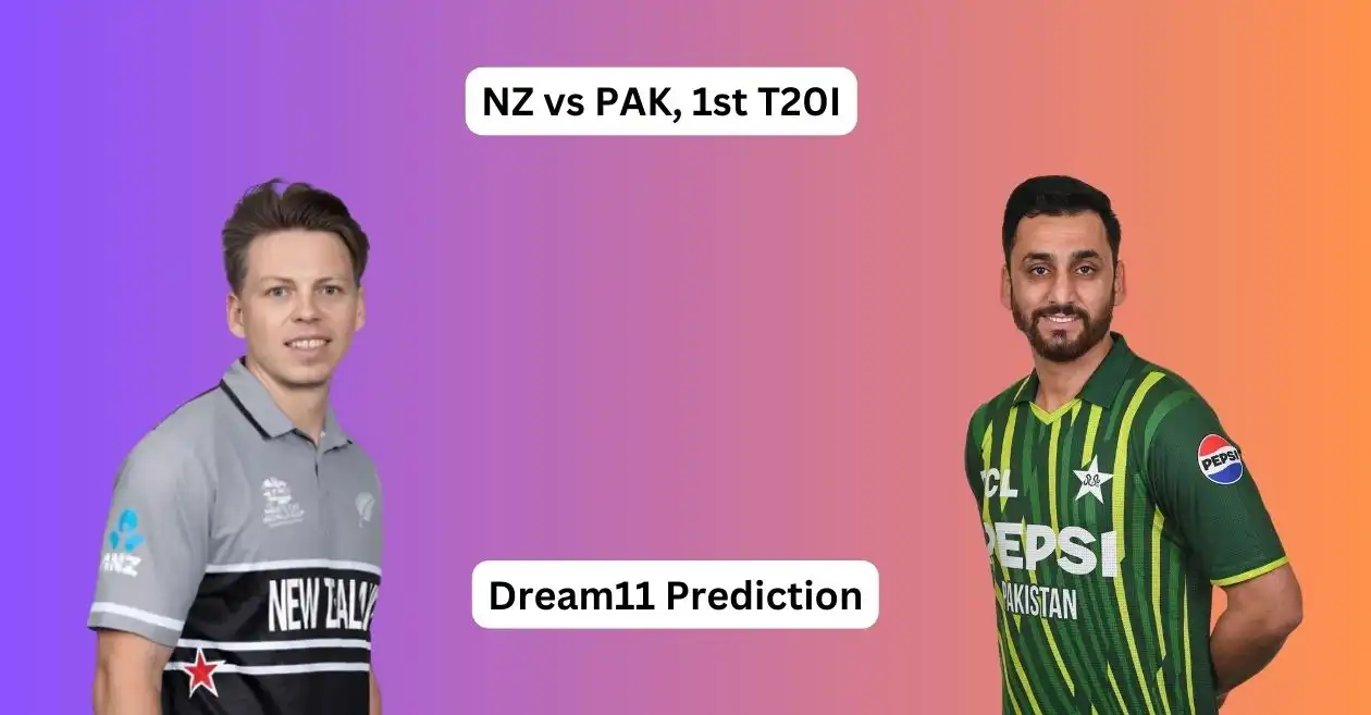 NZ vs PAK 2025, पहला टी20I, Dream11 Prediction: न्यूजीलैंड बनाम पाकिस्तान मुकाबले के लिए ड्रीम11 टीम, फैंटेसी टिप्स और पिच रिपोर्ट