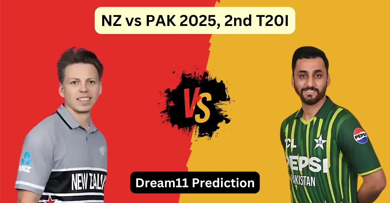 NZ vs PAK 2025, दूसरा T20I, Dream11 Prediction: न्यूजीलैंड बनाम पाकिस्तान मुकाबले के लिए ड्रीम11 टीम, फैंटेसी टिप्स और पिच रिपोर्ट