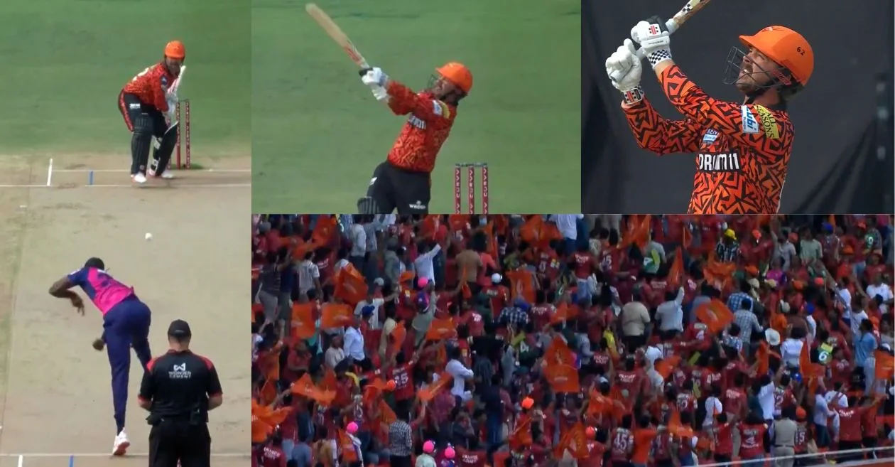 SRH vs RR [WATCH]: ट्रैविस हेड ने आईपीएल 2025 में जोफ्रा आर्चर के खिलाफ जड़ा 105 मीटर लंबा छक्का