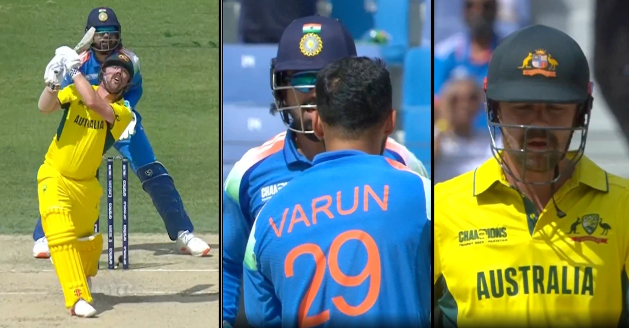 IND vs AUS [WATCH]: वरुण चक्रवर्ती ने अपने पहले ही ओवर में खतरनाक ट्रैविस हेड को किया आउट | चैंपियंस ट्रॉफी 2025 सेमीफाइनल 1