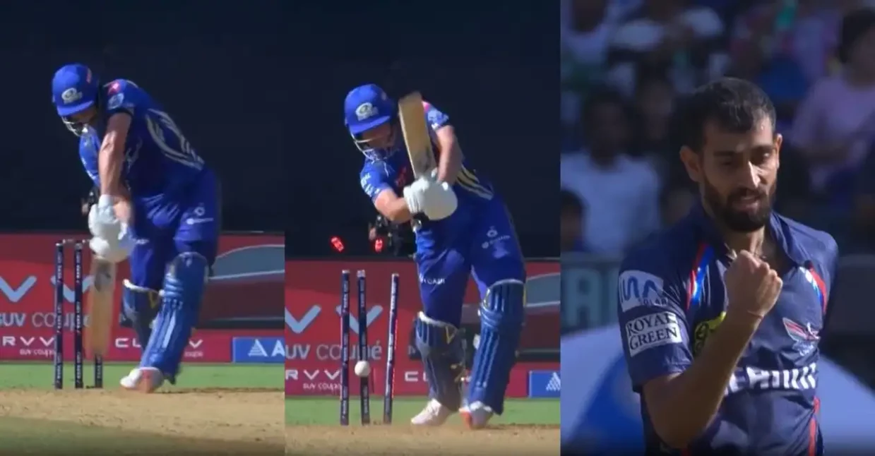 Watch: प्रिंस यादव ने MI बनाम LSG IPL 2025 मुकाबले में विल जैक्स को आउट करने के लिए फेंकी एक जबरदस्त यॉर्कर